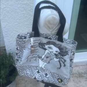 Harajuki Lovers Tote Gwen Stefani Grey/Black Canvas Bag